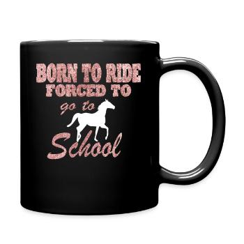 Horse Riding Riding Club Gift Idea - Full Colour Mug - black - Right