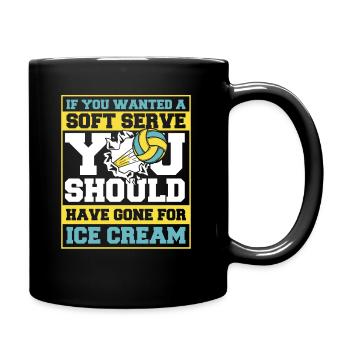 Volleyball Player Beach Volleyball Volleyball S - Full Colour Mug - black - Right
