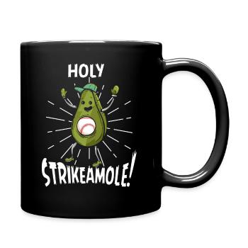 Holy Strikeamole Baseball Softball Avocat - Mug uni - noir - Droite