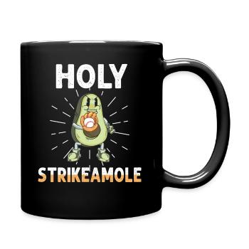 Holy Strikeamole Baseball Softball Avocat - Mug uni - noir - Droite