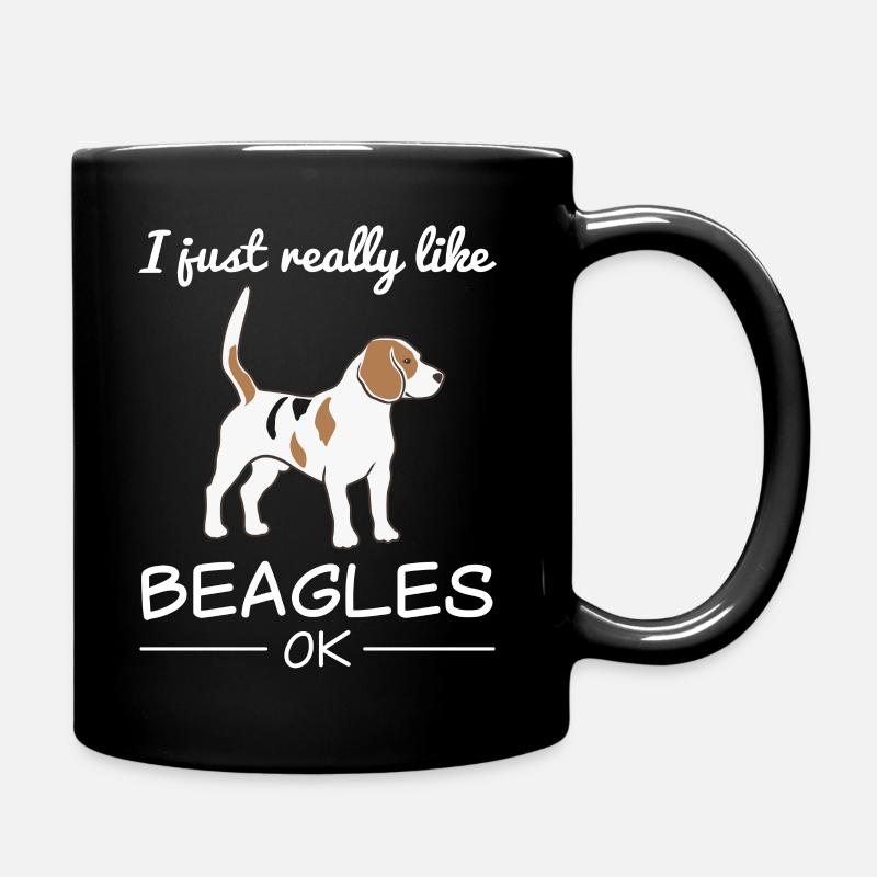 Beagle Dog Dog Lovers Citation Cadeau - Mug uni - noir