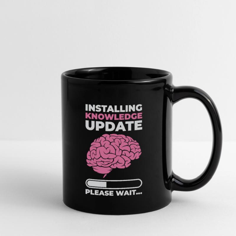 Installing Knowledge Update Student Brain Loading Full Colour Mug