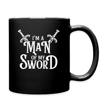 Renaissance Festival Ren Fair Faire Medieval Man - Tasse einfarbig - Schwarz - Rechts