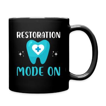 restoration mode on Design for a dental lab - Tasse einfarbig - Schwarz - Rechts
