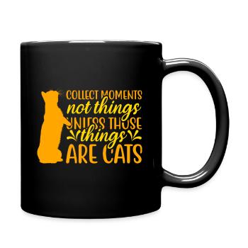 Collectez des moments, pas des choses - Mug uni - noir - Droite