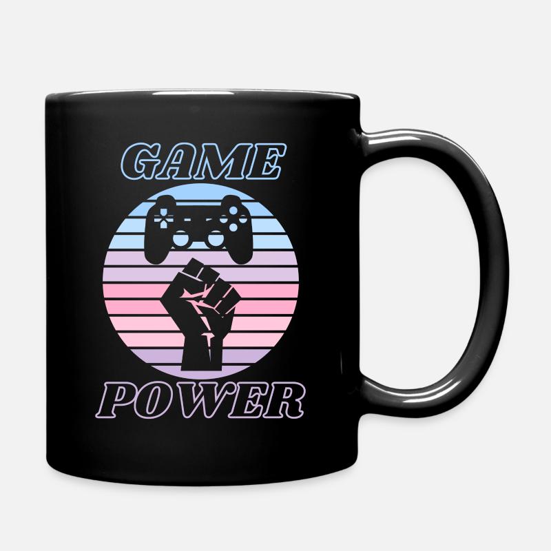Spielstärke - Tasse einfarbig - Schwarz
