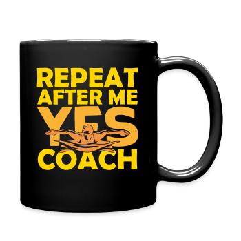 Coach Natation | Cadeau coach Natation Le Meilleur - Mug uni - noir - Droite