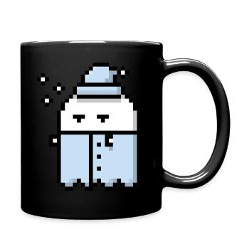 Sleepy Ghostie - Full Colour Mug - black - Right