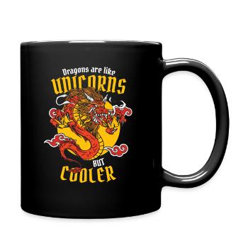 Dragon Mystical Dragon Fantasy - Full Colour Mug - black - Right
