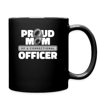 Correctional officer Guard Law enforcement officer - Full Colour Mug - black - Right