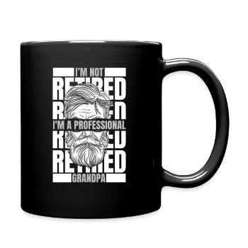 Grandpa Grandfather Family Father's Day - Full Colour Mug - black - Right