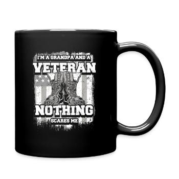 Grandpa Grandfather Family Father's Day - Full Colour Mug - black - Right