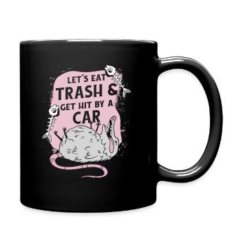 Opossum opossum animal - Mug uni - noir - Droite
