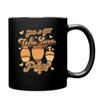 Poterie Poterie Argile Céramique Poterie - Mug uni - noir - Droite