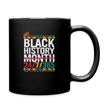 Black History Month 2023 D - Full Colour Mug - black - Right