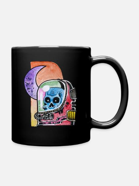 Crâne spatial - Mug uni - noir