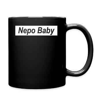 Vetternwirtschaft Nepo Baby - Tasse einfarbig - Schwarz - Rechts