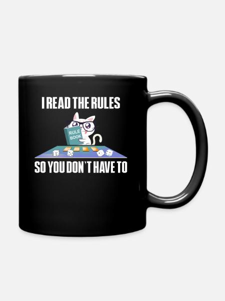J’ai lu les règles pour que vous n’ayez pas à le faire - Mug uni - noir