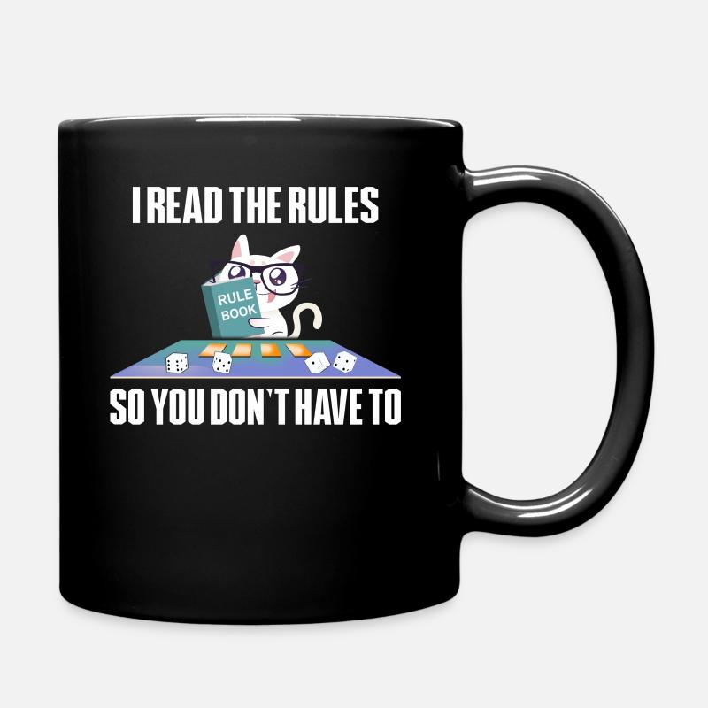 J’ai lu les règles pour que vous n’ayez pas à le faire - Mug uni - noir