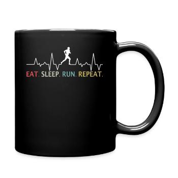 Idée cadeau Running Man Running - Mug uni - noir - Droite