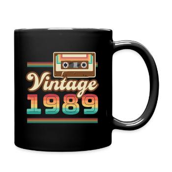 1989 Année de construction Idée cadeau vintage rétro - Mug uni - noir - Droite