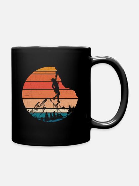 Alpiniste Rétro - Mug uni - noir