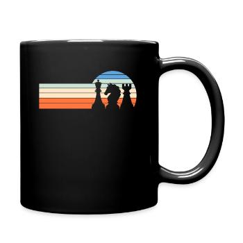 Échecs rétro - Mug uni - noir - Droite