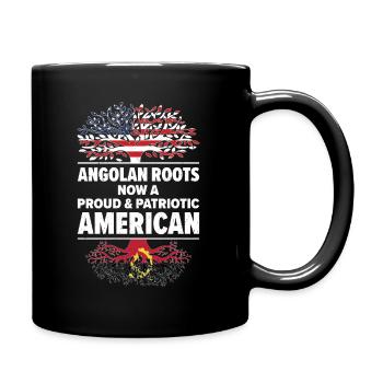 Né en Angola Angola États-Unis - Mug uni - noir - Droite