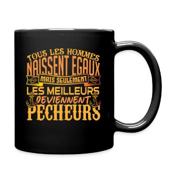 Pêcheur meilleurs Pêcheurs la pêche papa pêcheur - Mug uni - noir - Droite