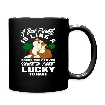 Bulldog Best Friend Dog Chiens - Mug uni - noir - Droite
