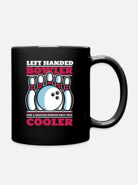 Bowling Bowler Pin Ball Bowling Ball - Full Colour Mug - black