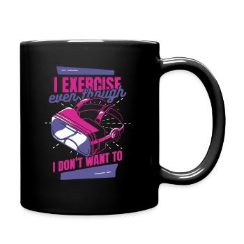 VR Virtual Reality Gaming Gamer Videospiele - Tasse einfarbig - Schwarz - Rechts