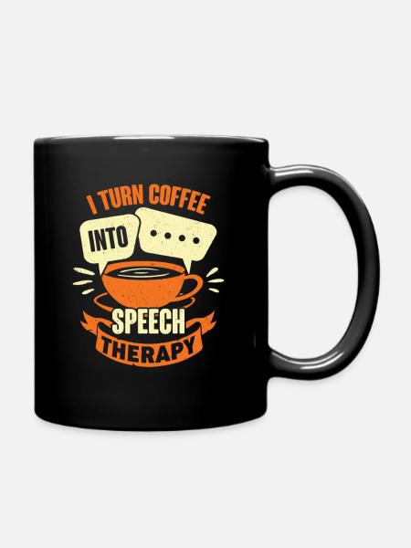 Logopäde Kaffee Logopädie Logopädin Geschenk - Tasse einfarbig - Schwarz