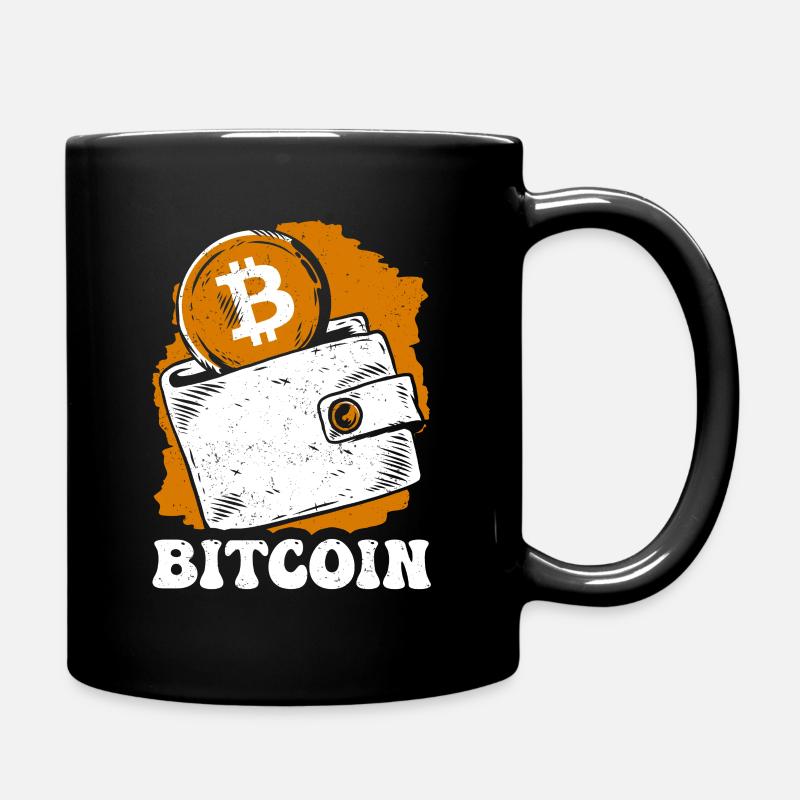 Bitcoin - Tasse einfarbig - Schwarz