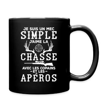 Les meilleurs cadeaux pour les chasseurs , chasse - Mug uni - noir - Droite