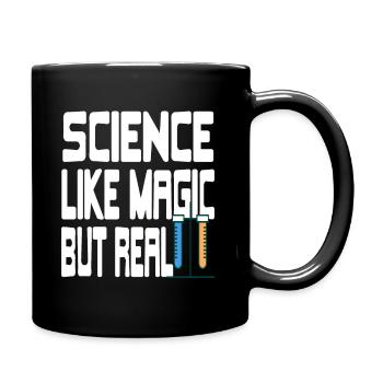 La science comme la magie mais un vrai professeur de sciences drôle - Mug uni - noir - Droite