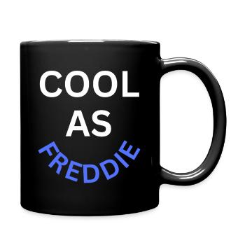 Cool as Freddie Name - Full Colour Mug - black - Right