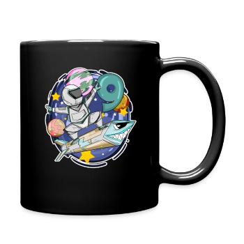 9e anniversaire - 9 ans Cadeau de garçon astronaute - Mug uni - noir - Droite