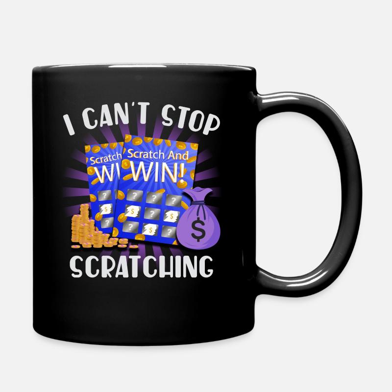 Ich kann nicht aufhören zu kratzen - Tasse einfarbig - Schwarz