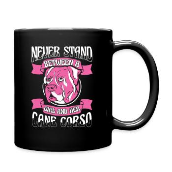 Cane Corso Chien - Mug uni - noir - Droite