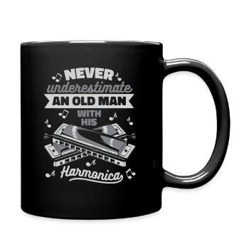 Harmonica Harmonica Musique Instrument - Mug uni - noir - Droite