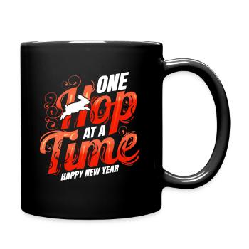 Un saut à la fois - 2023 Nouvel An chinois - Mug uni - noir - Droite