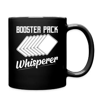 Booster Pack Whisperer Building Decks Trading Card - Full Colour Mug - black - Right