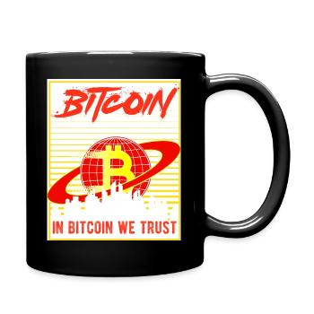 In Bitcoin we trust - Mug uni - noir - Droite