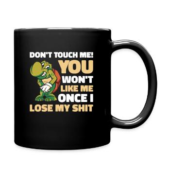 Moyenne Tortue Faune Propriétaire de tortue Moyenne - Mug uni - noir - Droite