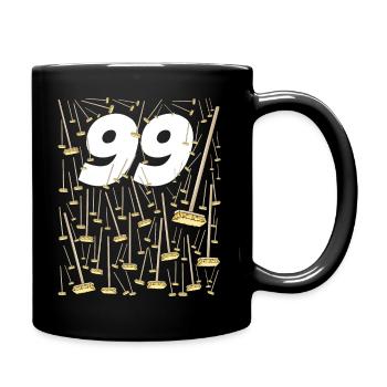 Birthday 99 brooms - Full Colour Mug - black - Right