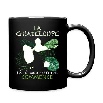 La Guadeloupe Ma Belle Histoire Citation - Mug uni - noir - Droite