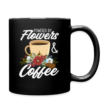 Flower Coffee Floristry Florist Florist - Full Colour Mug - black - Right