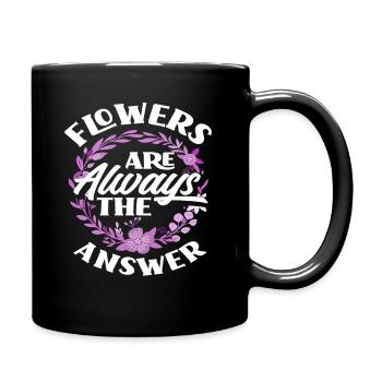 Flower Florist Florist Saying - Full Colour Mug - black - Right