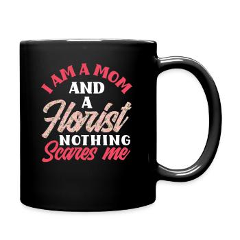 Florist Mama Gift - Full Colour Mug - black - Right